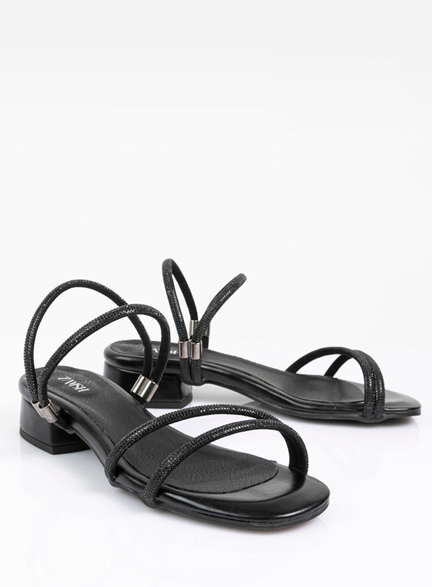 סנדלי גלאם עקב נמוך - סנדי