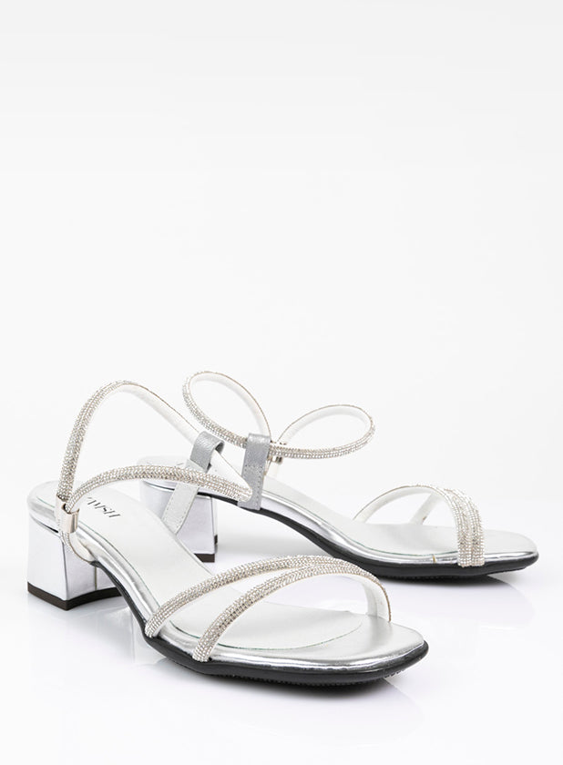 סנדלי ערב טבעוניות - סקרלט