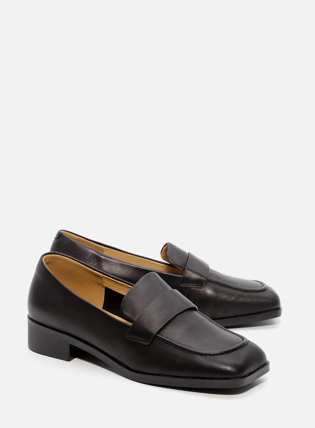 נעלי עקב מוקסין מעור - אינס