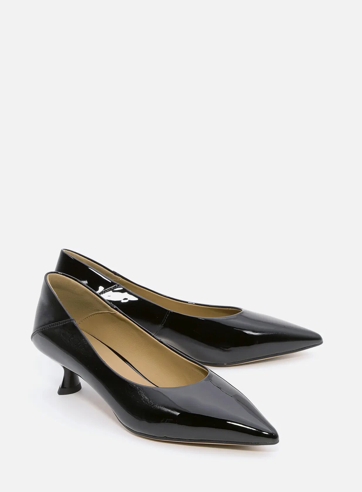 נעלי עקב סירה מעור - אליז