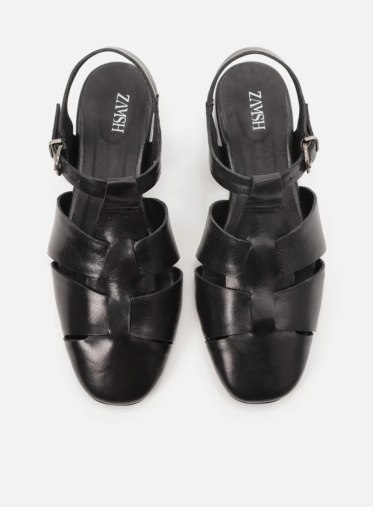 סנדלים סגורים מעור - Pollini