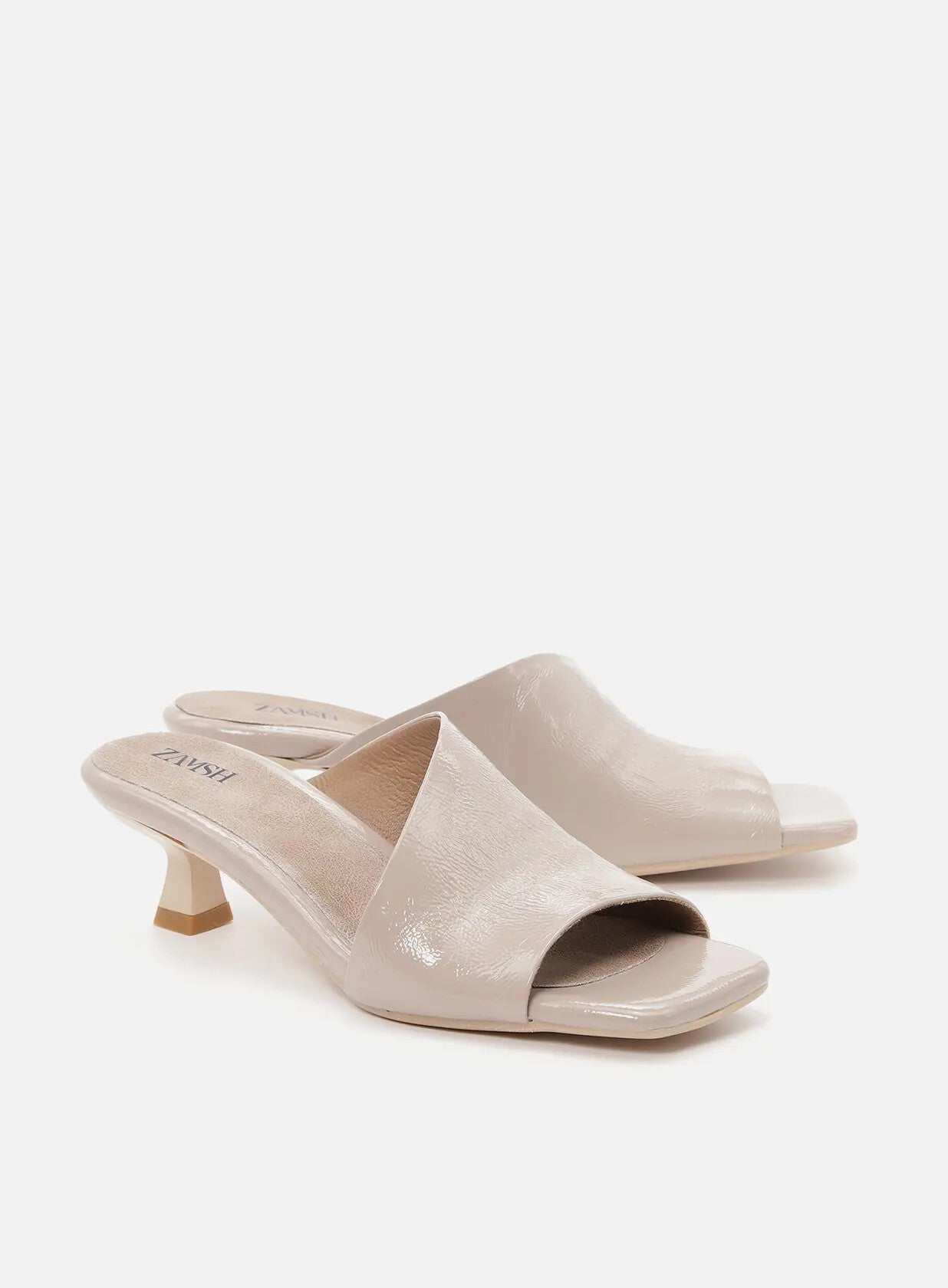 כפכפי עקב אסימטריים מעור - Mila