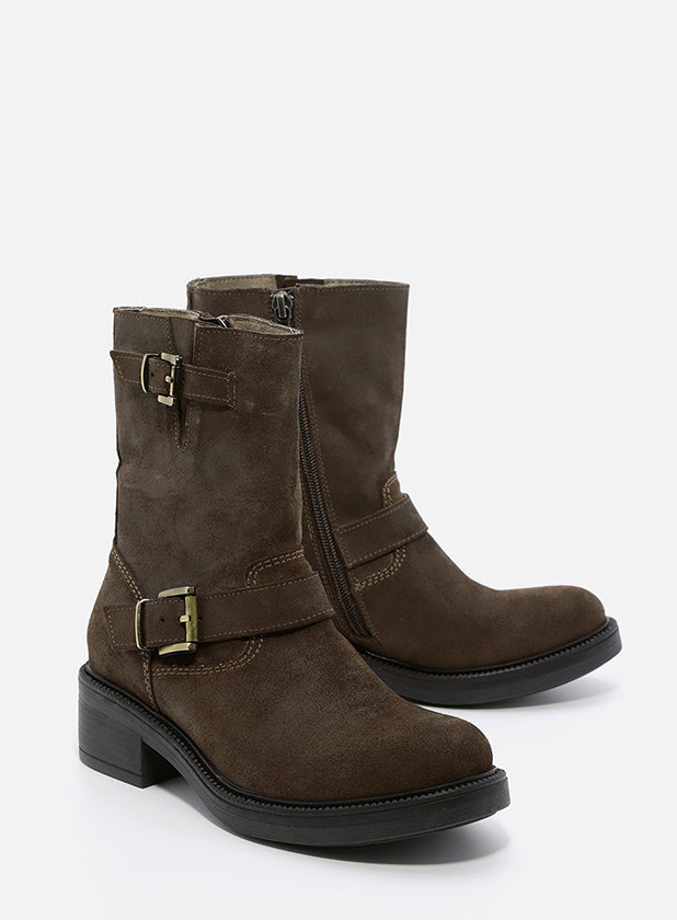 מגפונים מעור עם אבזמים - אימרי