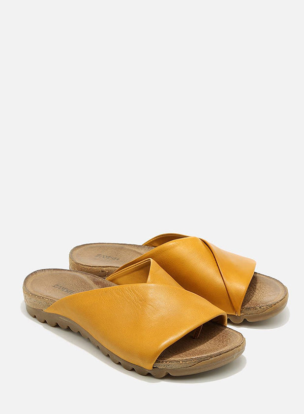 כפכפי עור מעטפת - גלי