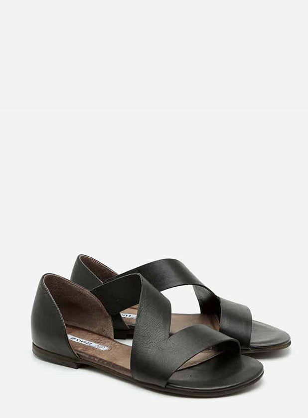 סנדל עור אסימטרי - קוני