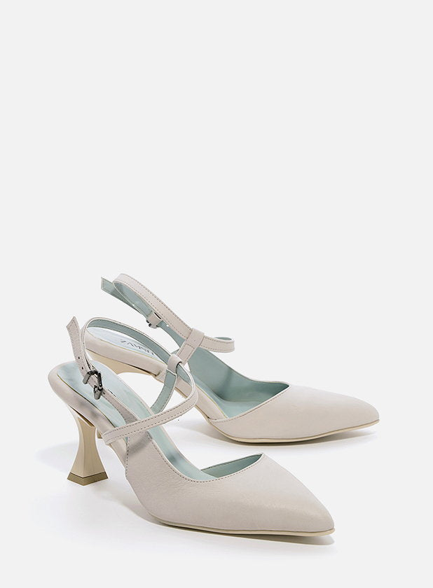 נעלי עקב אלגנט מעור - אנבל