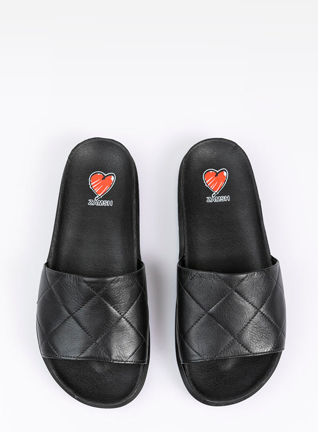 כפכפי קווילט מעור - יולי