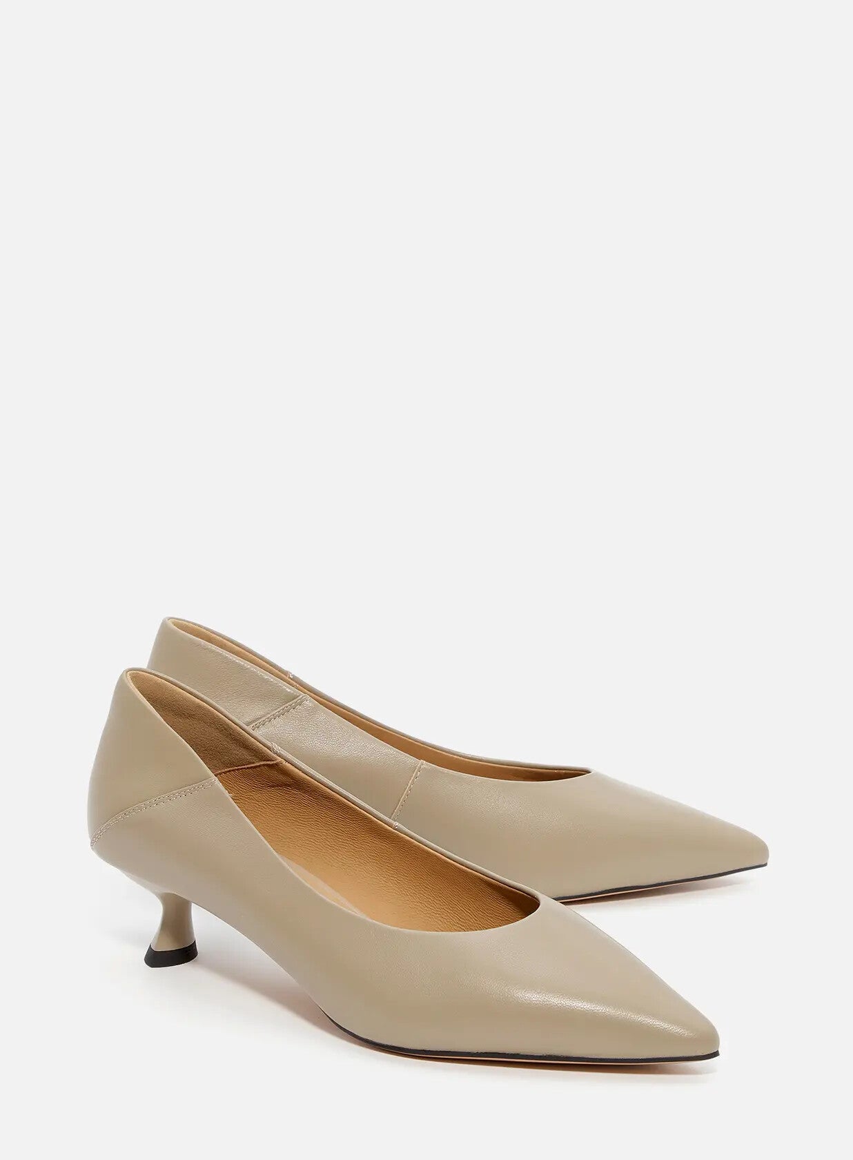 נעלי עקב סירה מעור - אליז