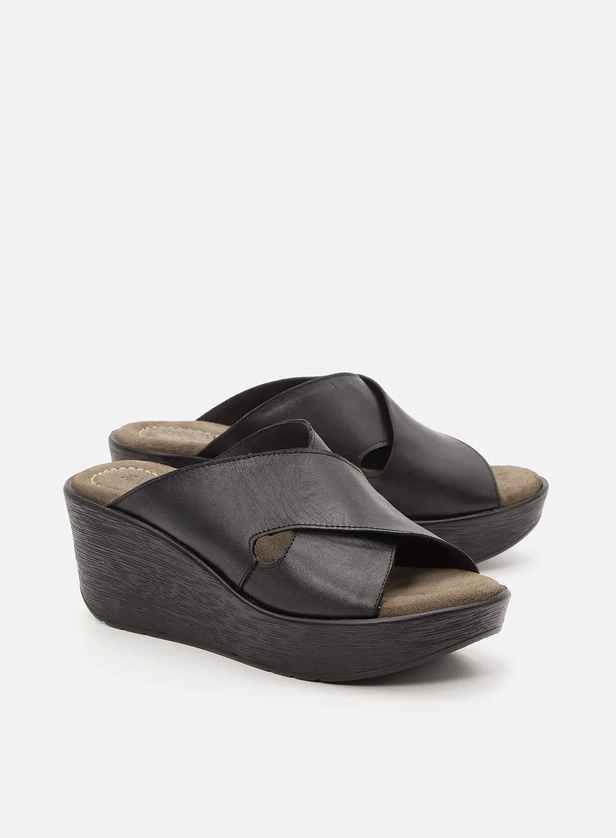 כפכפי פלטפורמה X מעור - Ava