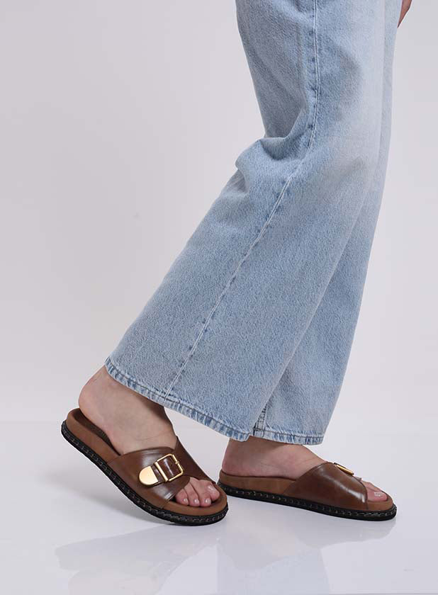 כפכפי נוחות מעור - Mia