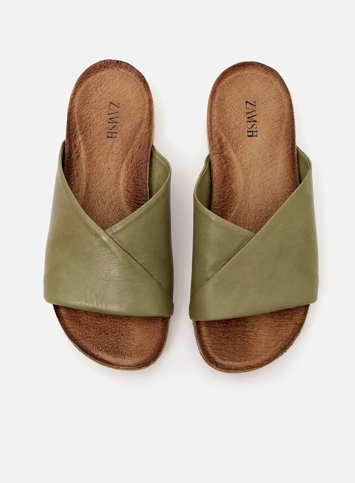 כפכפי עור מעטפת - גלי