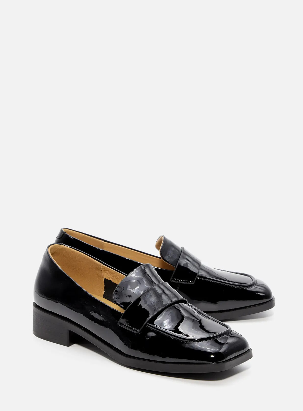 נעלי עקב מוקסין מעור  - אינס