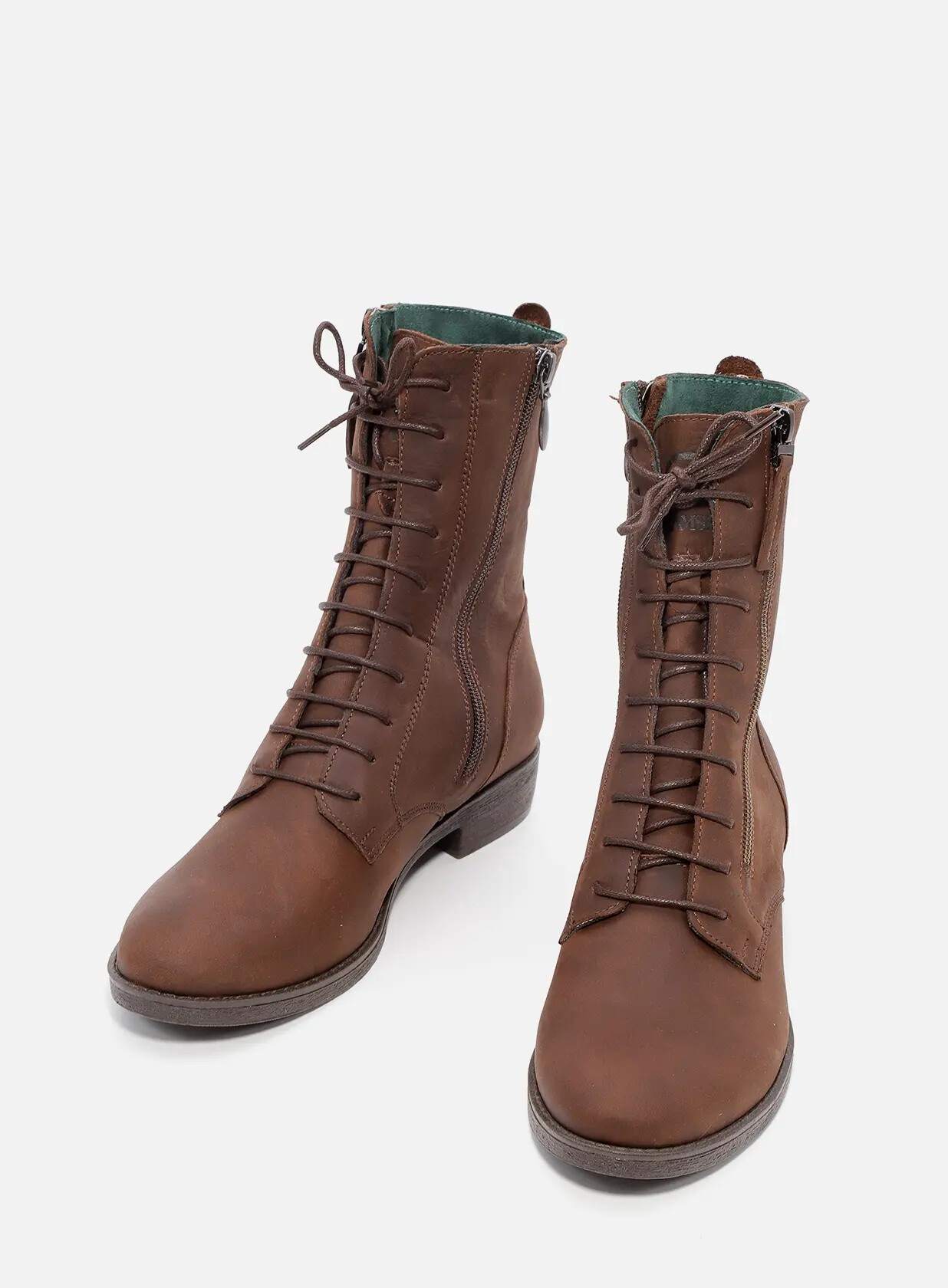 מגפונים מעור עם שרוכים - מרילין