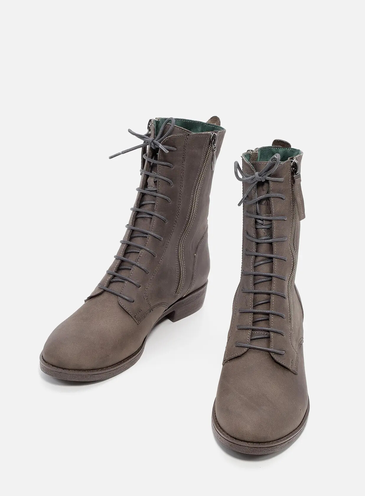 מגפונים מעור עם שרוכים - מרילין