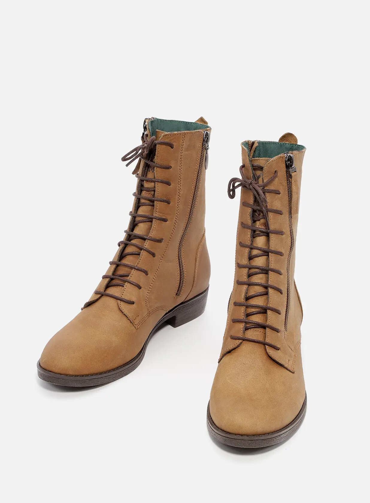 מגפונים מעור עם שרוכים - מרילין