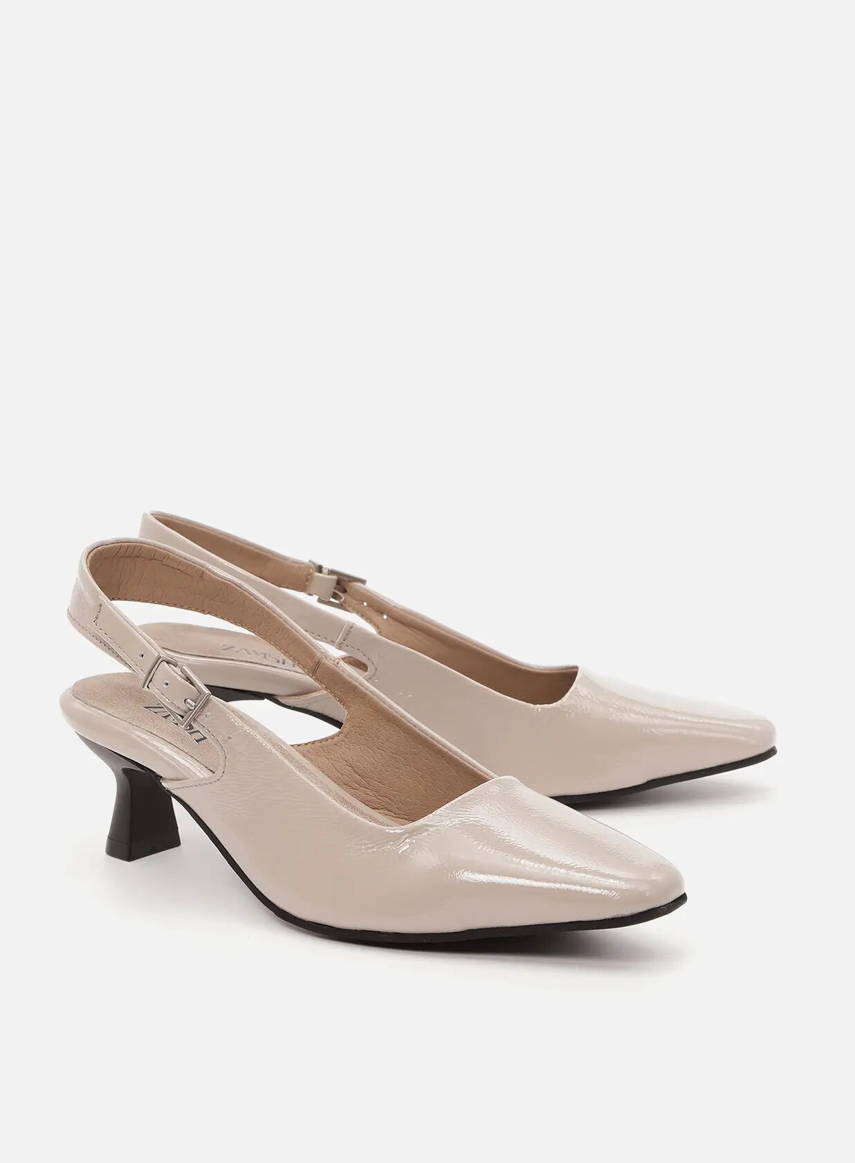 נעלי עקב סירה מעור - Marie