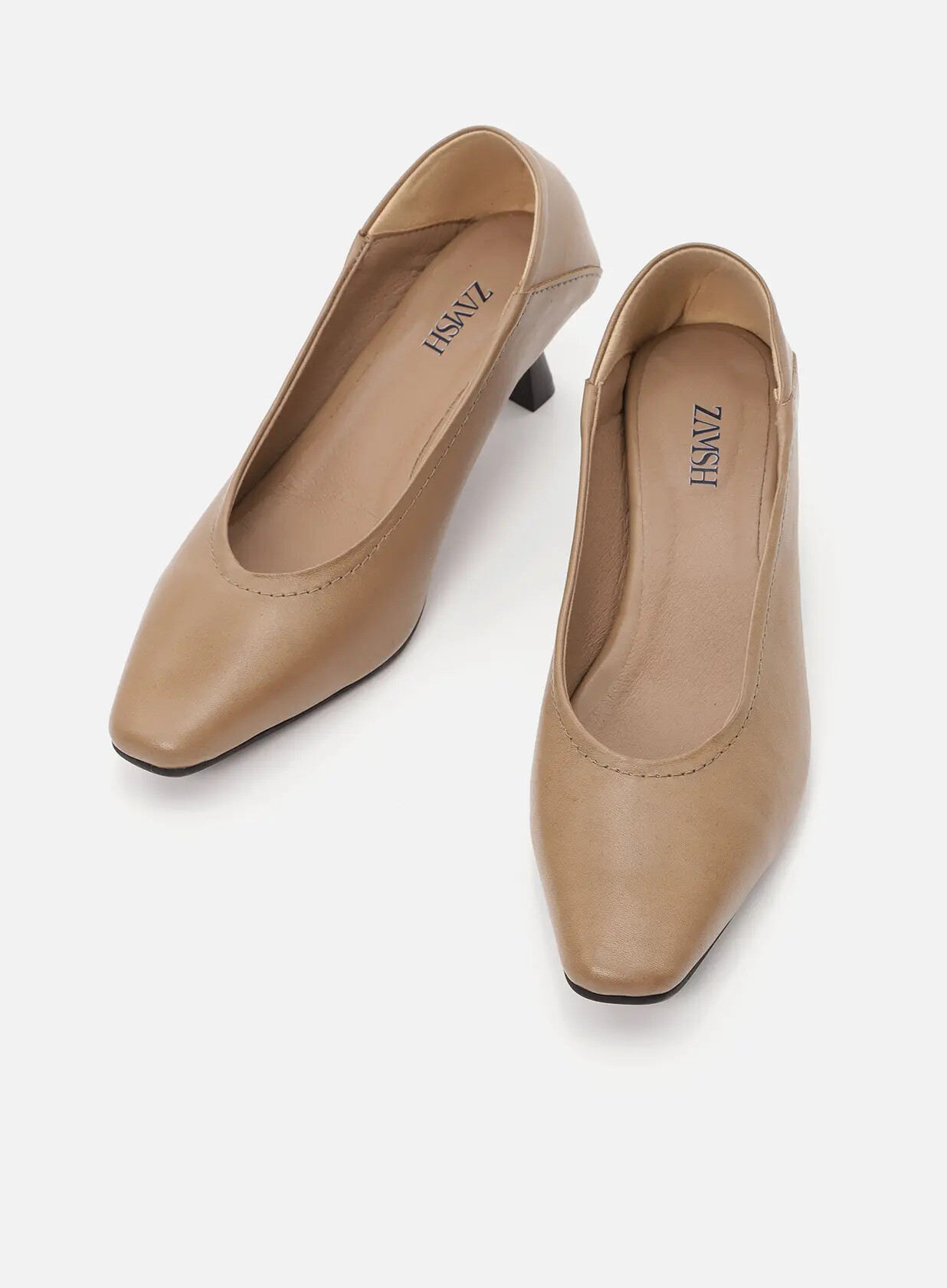 נעלי עקב סירה מעור - Lyana