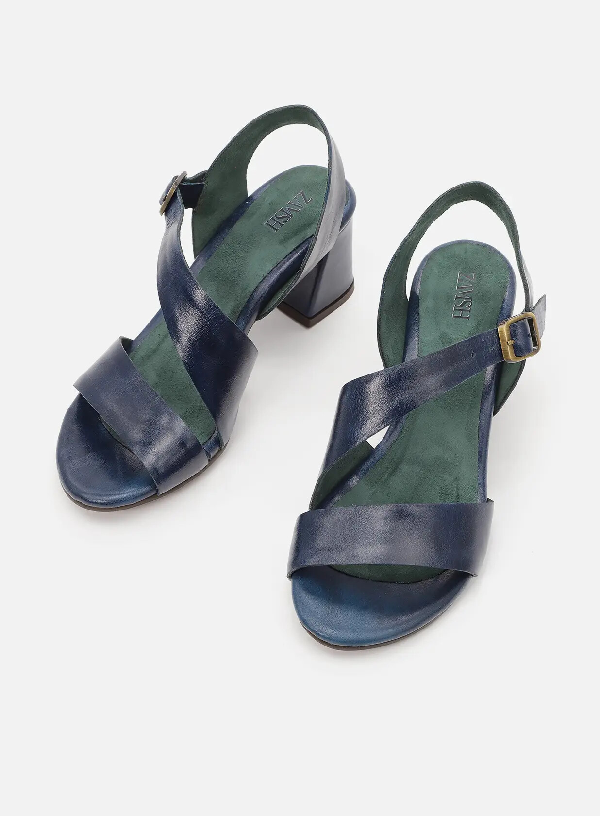 סנדלי עקב מעור - Célia