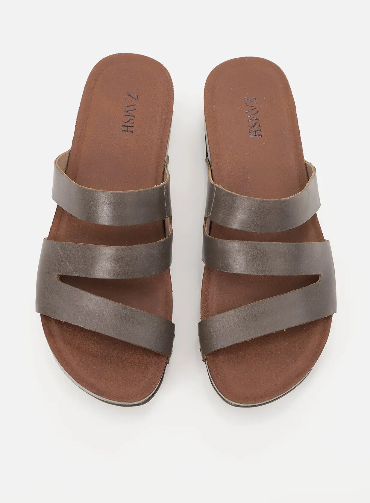 כפכפי פלטפורמה מעור - Lya