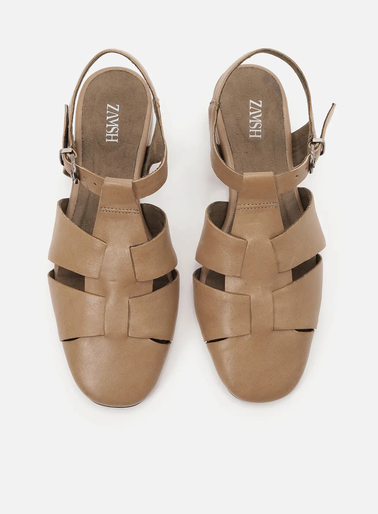 סנדלים סגורים מעור - Pollini