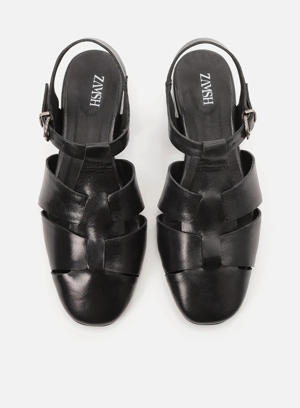 סנדלים סגורים מעור - Pollini