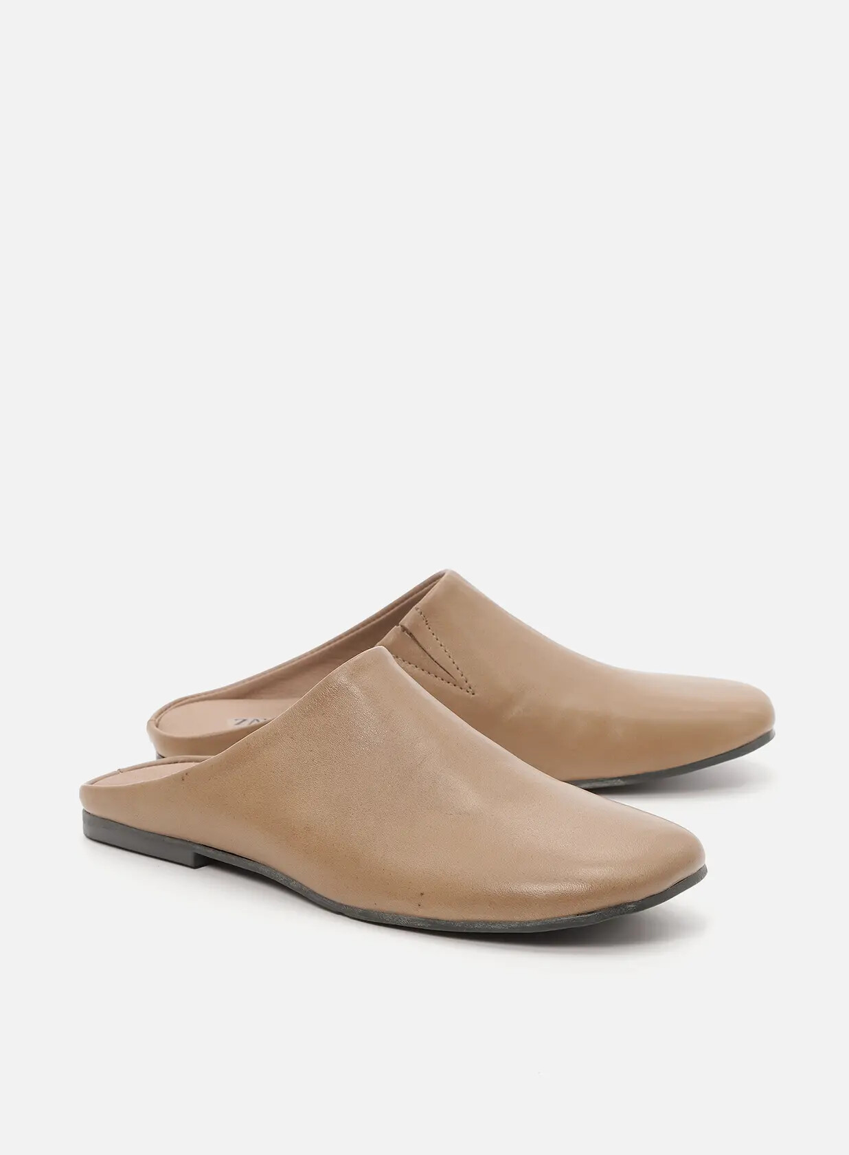 כפכפי עור שטוחים - Rose