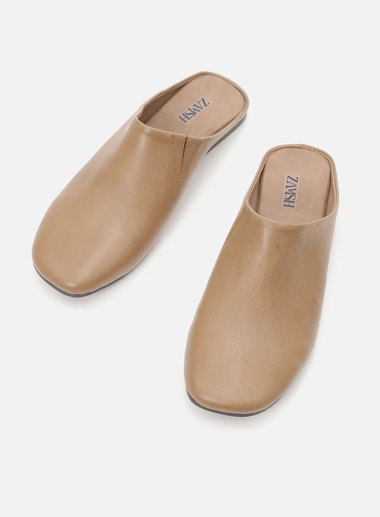 כפכפי עור שטוחים - Rose