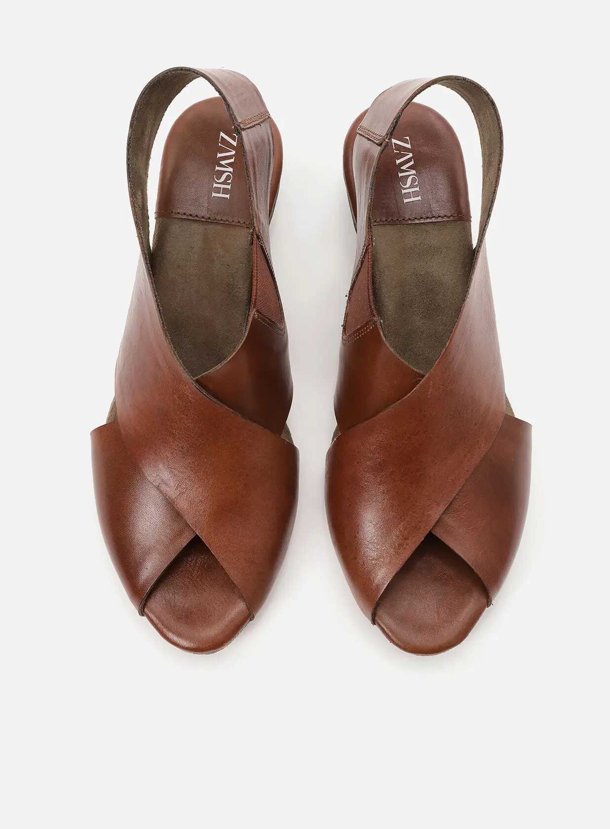 סנדלי עקב X מעור - Roxane