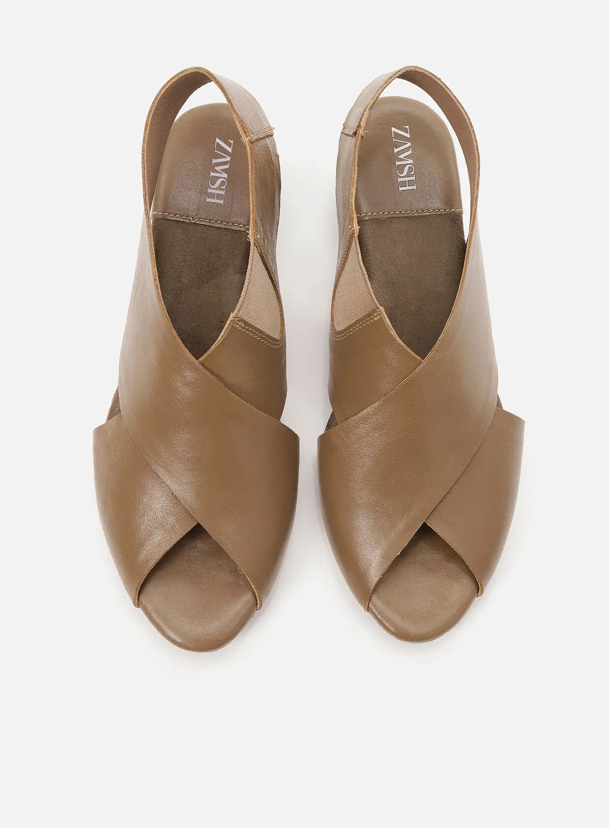 סנדלי עקב X מעור - Roxane