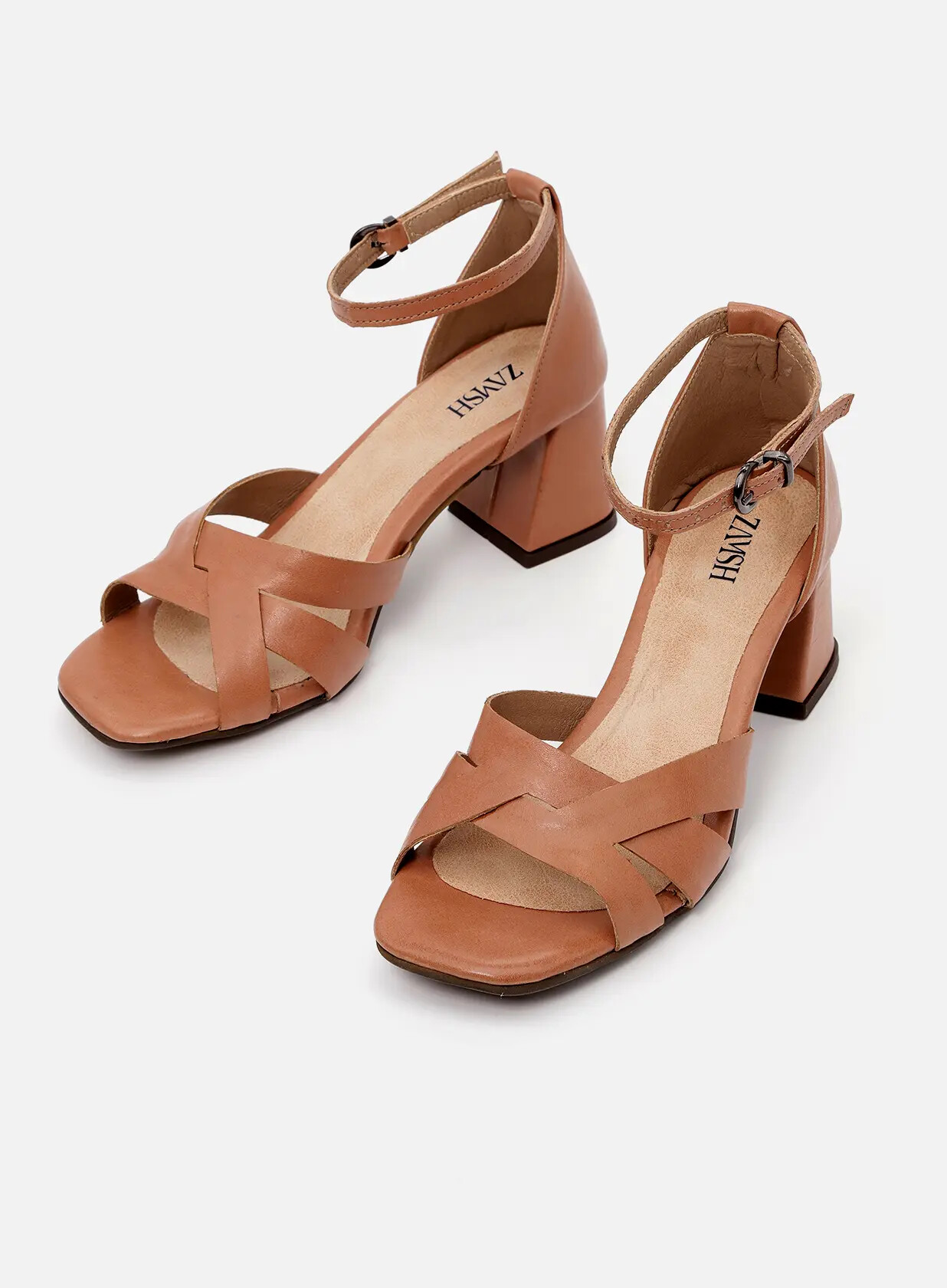 סנדלי עקב מעור - Isabelle