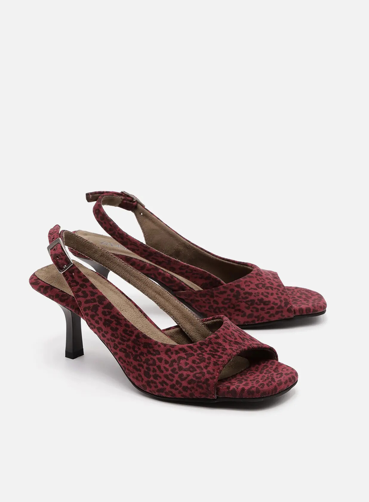 סנדלי עקב מנומרות - Carla