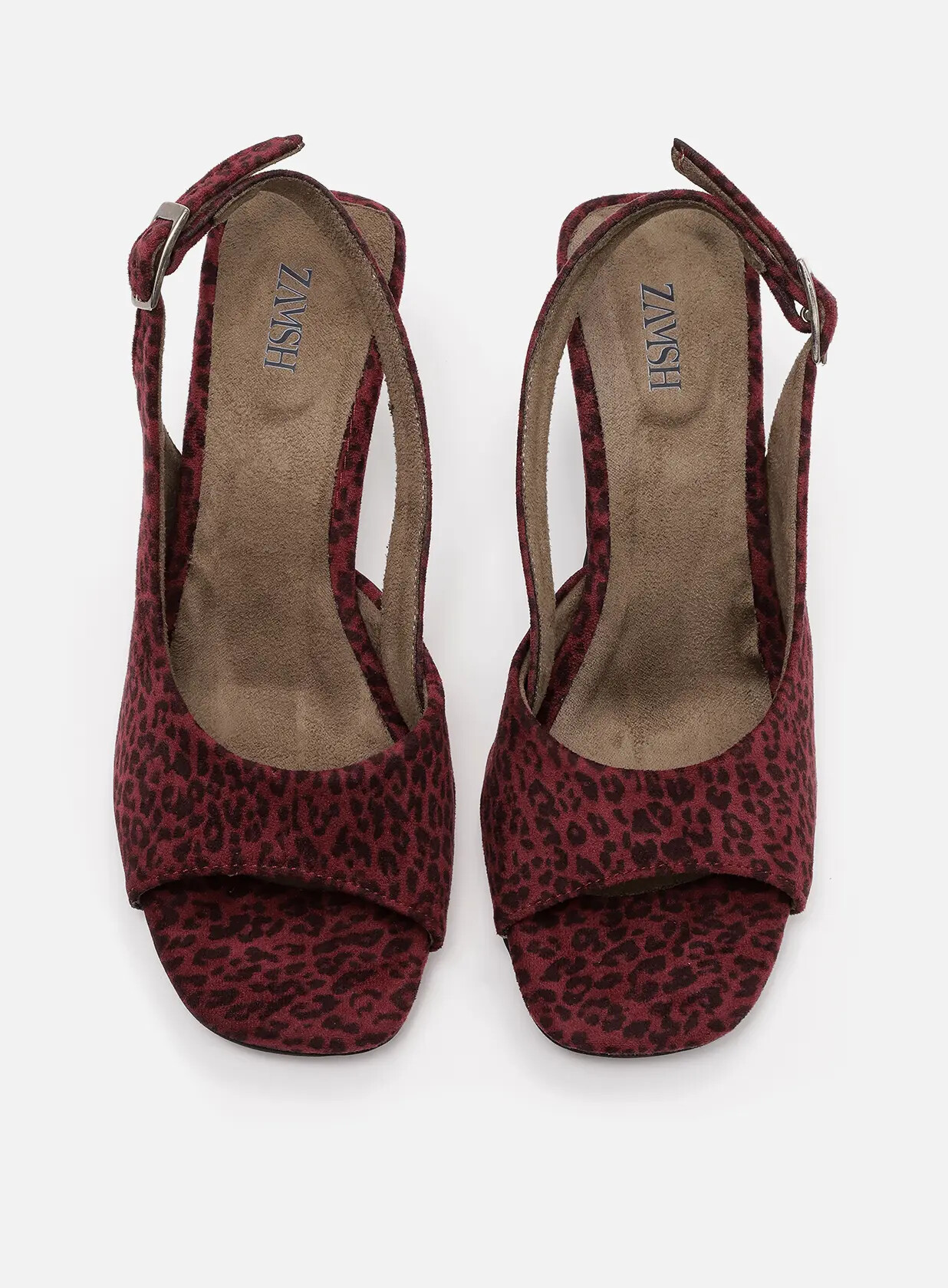 סנדלי עקב מנומרות - Carla