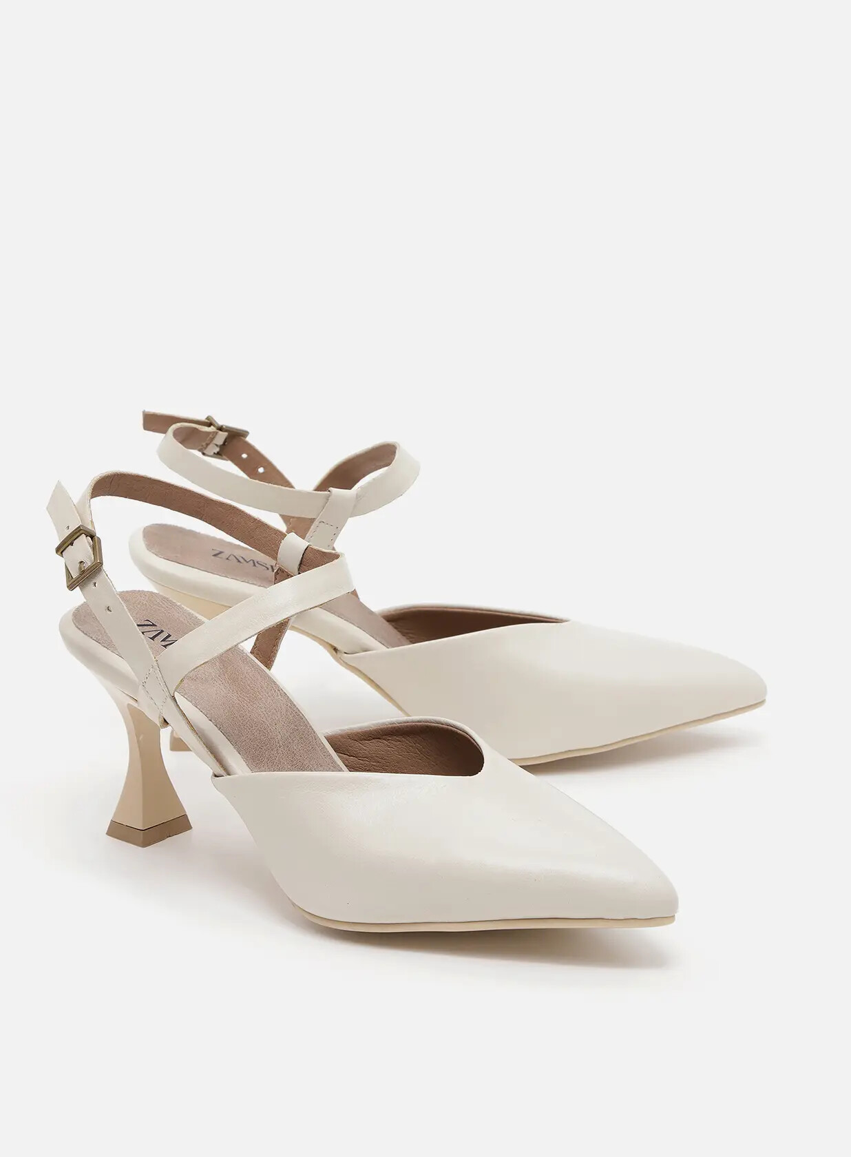 נעלי עקב סירה מעור - Vanessa