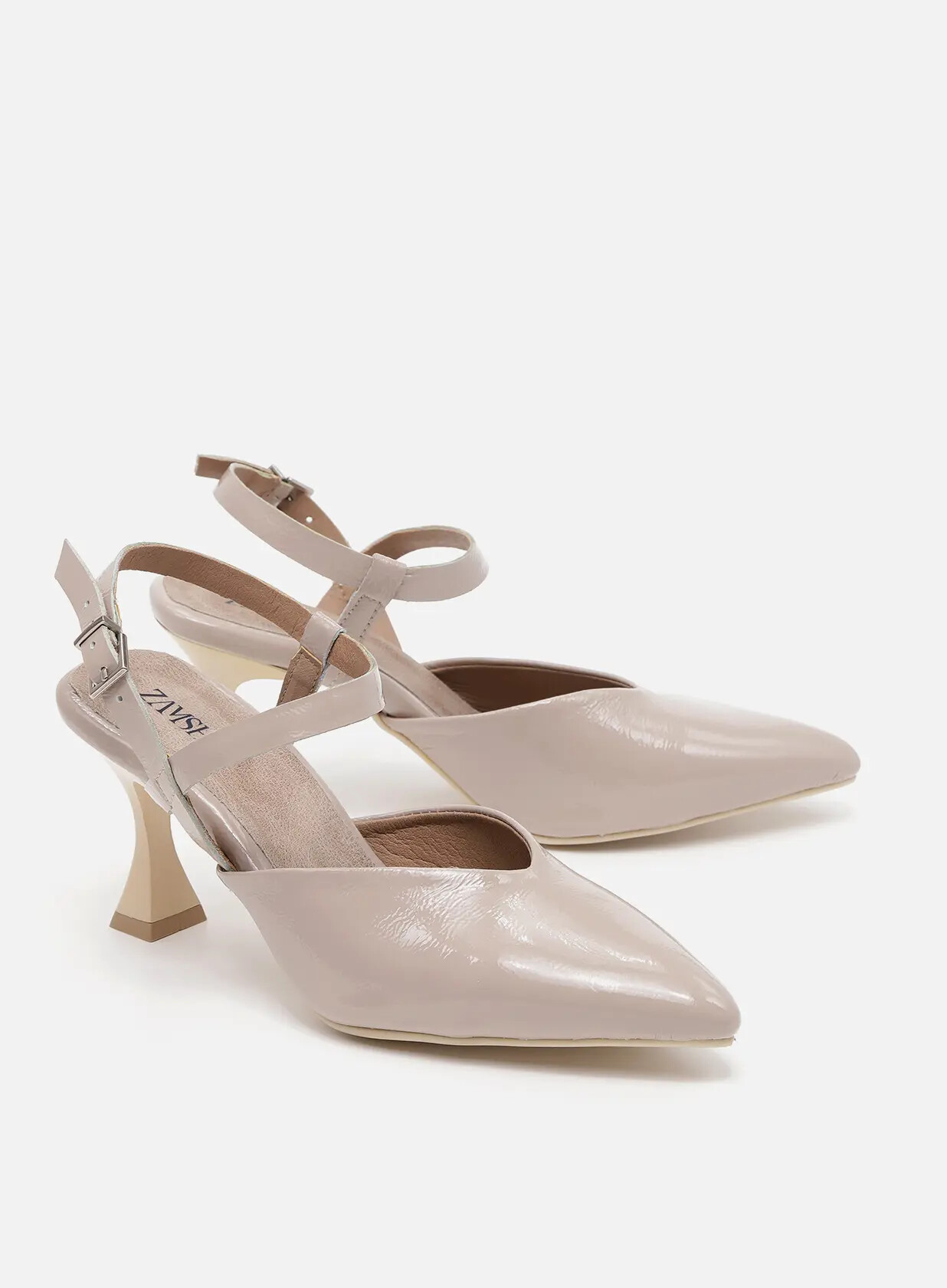 נעלי עקב סירה מעור - Vanessa