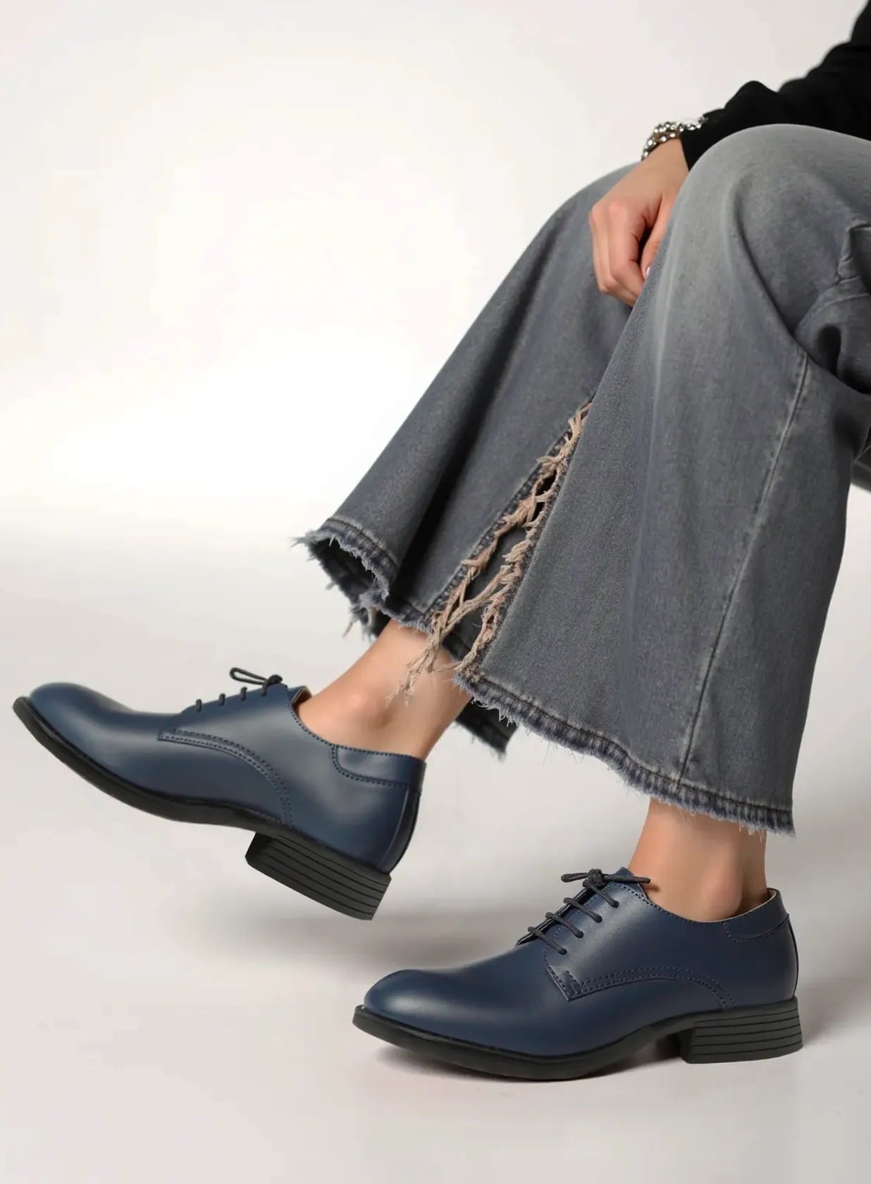 רון- נעל 1/2 דרבי מבריק